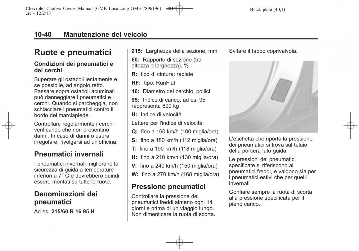 Chevrolet Captiva manuale del proprietario / page 316