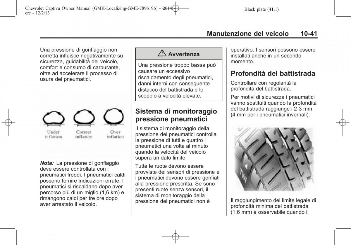 Chevrolet Captiva manuale del proprietario / page 317