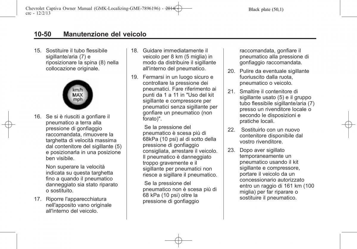 Chevrolet Captiva manuale del proprietario / page 326