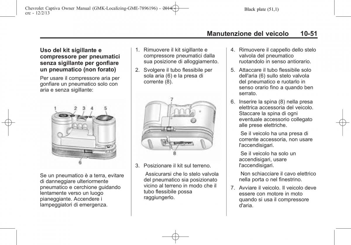 Chevrolet Captiva manuale del proprietario / page 327