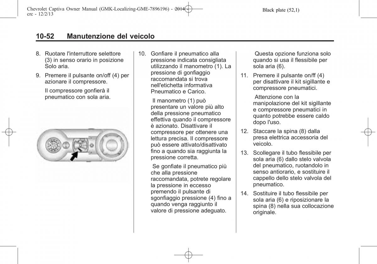 Chevrolet Captiva manuale del proprietario / page 328