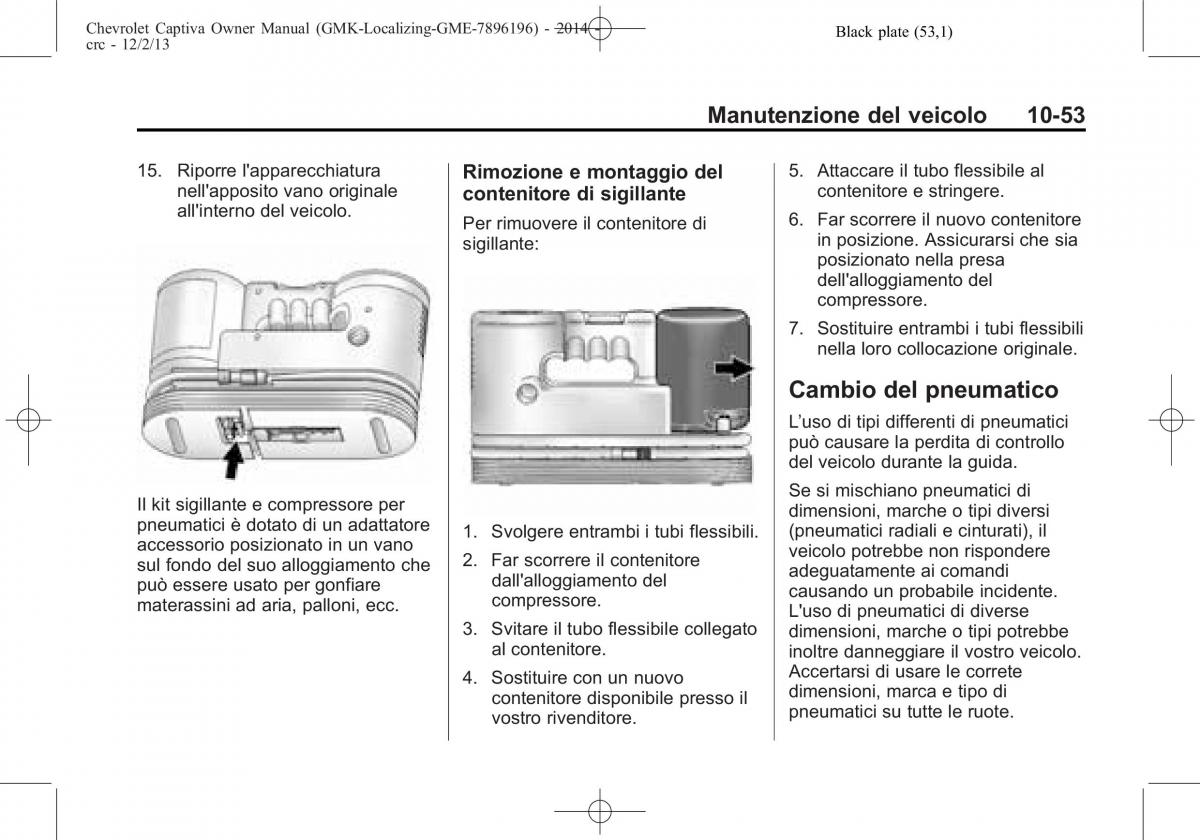 Chevrolet Captiva manuale del proprietario / page 329