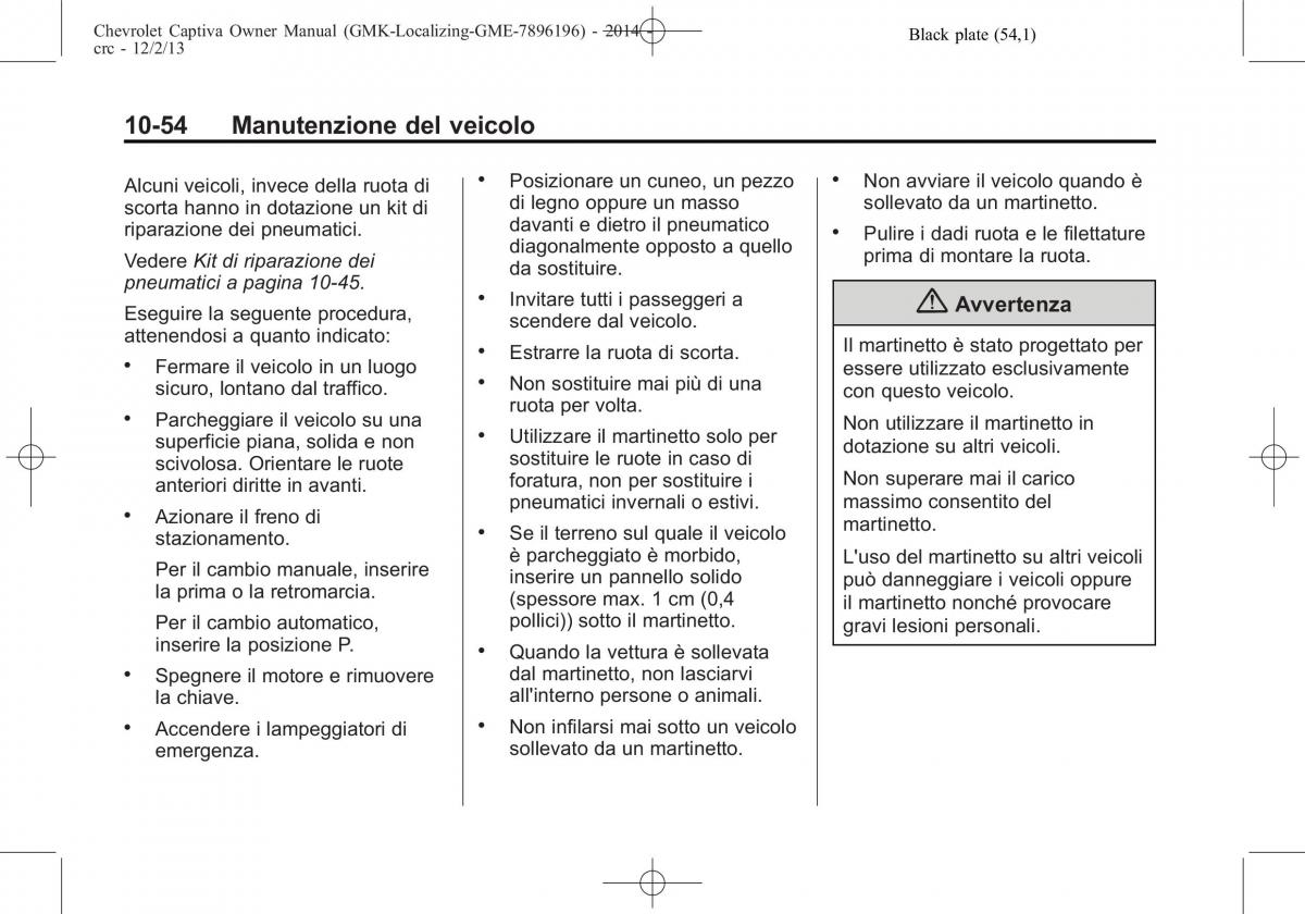 Chevrolet Captiva manuale del proprietario / page 330