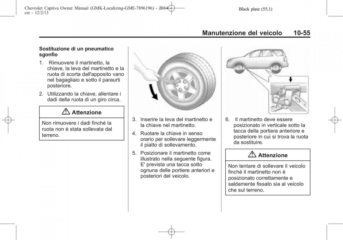 Chevrolet Captiva manuale del proprietario / page 331