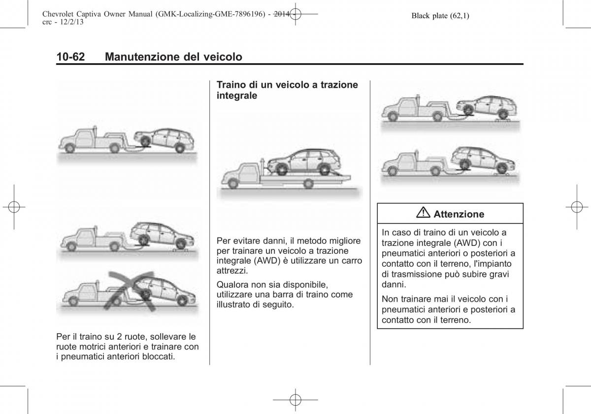 Chevrolet Captiva manuale del proprietario / page 338