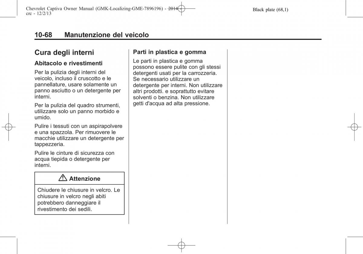 Chevrolet Captiva manuale del proprietario / page 344