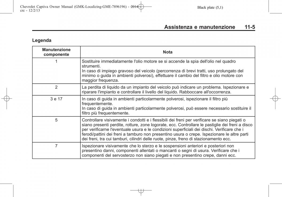 Chevrolet Captiva manuale del proprietario / page 349