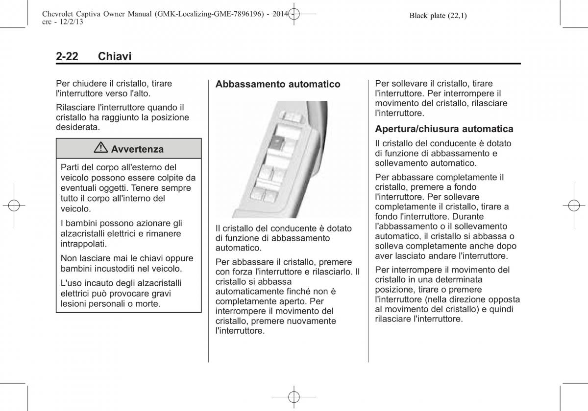 Chevrolet Captiva manuale del proprietario / page 40