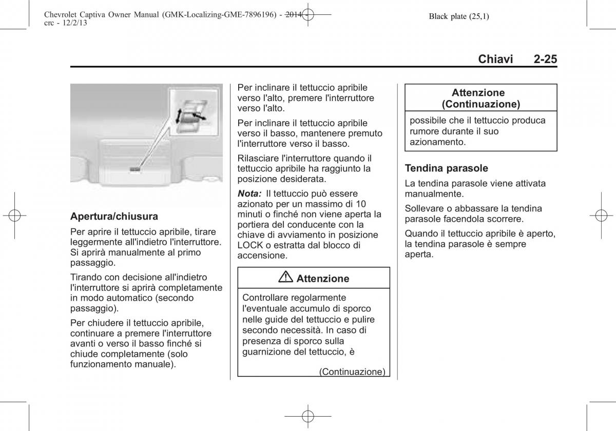 Chevrolet Captiva manuale del proprietario / page 43