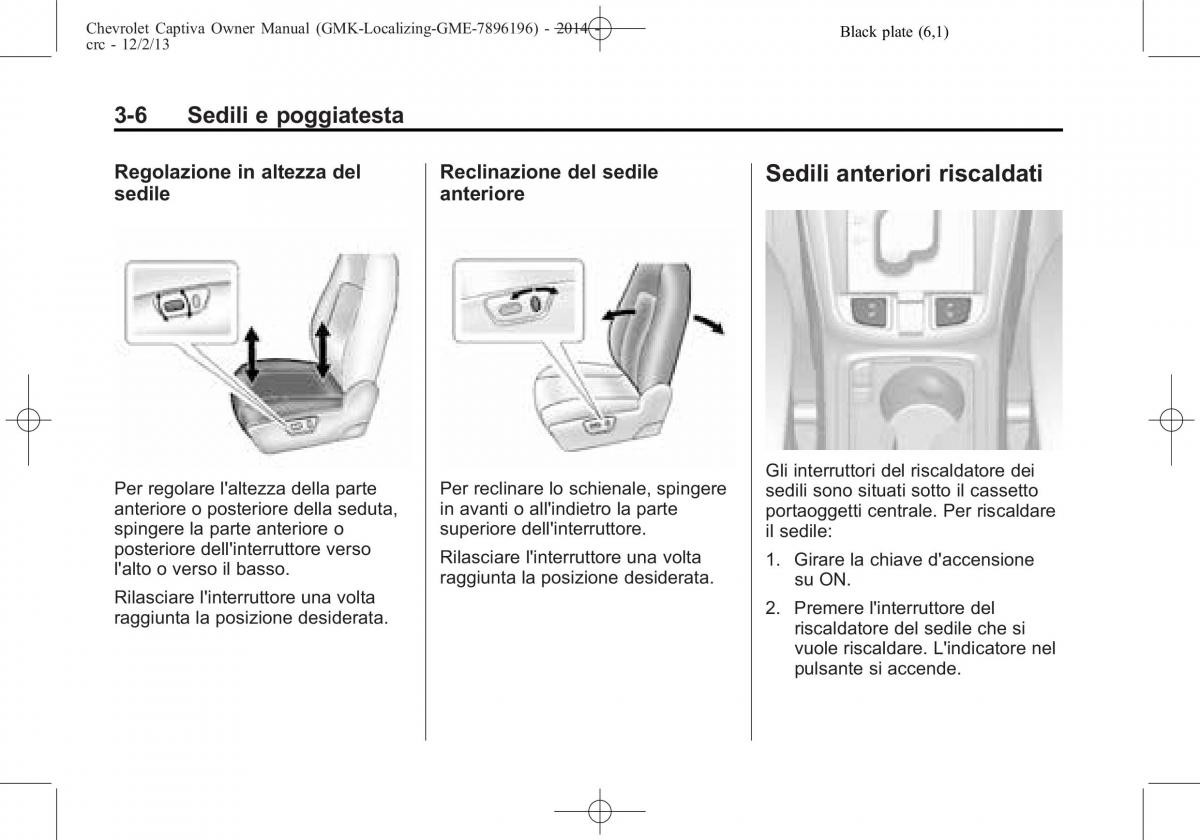 Chevrolet Captiva manuale del proprietario / page 50