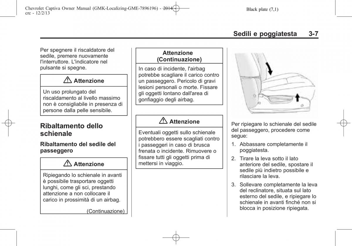 Chevrolet Captiva manuale del proprietario / page 51