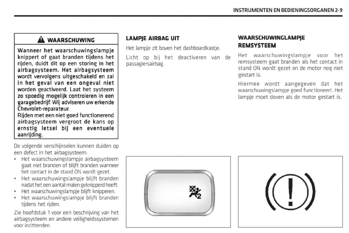 Chevrolet Captiva handleiding / page 56