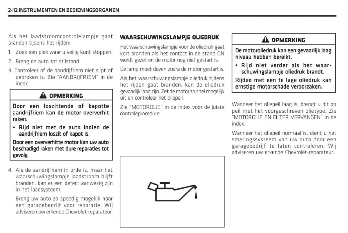 Chevrolet Captiva handleiding / page 59