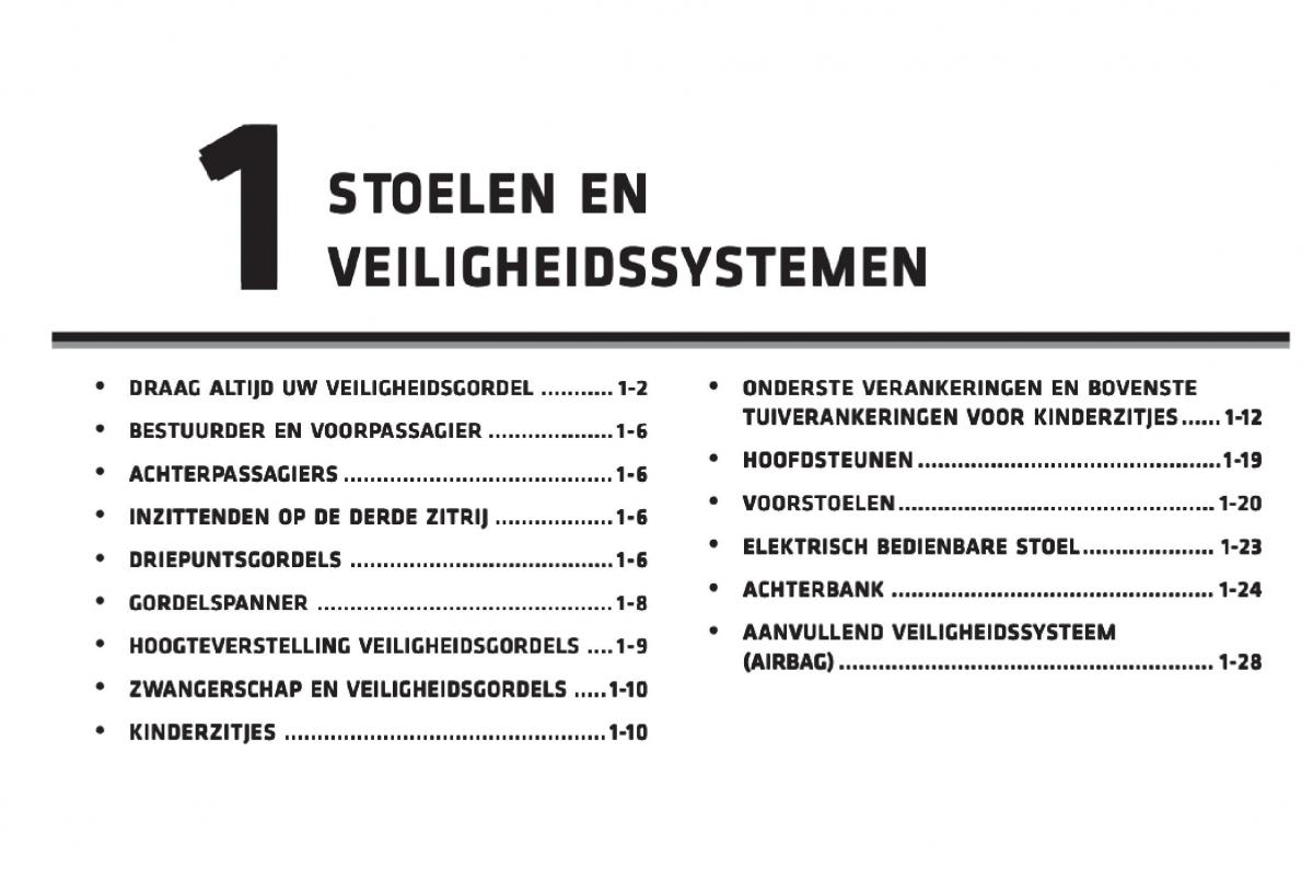 Chevrolet Captiva handleiding / page 6