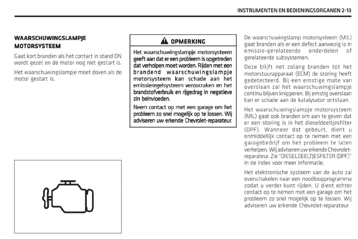 Chevrolet Captiva handleiding / page 60