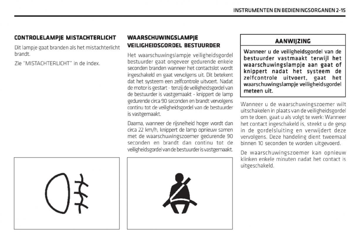 Chevrolet Captiva handleiding / page 62