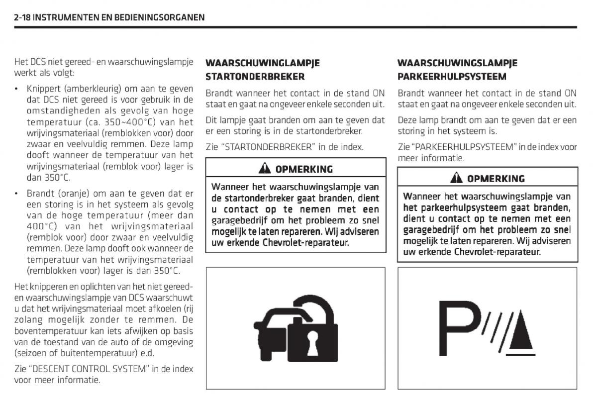 Chevrolet Captiva handleiding / page 65