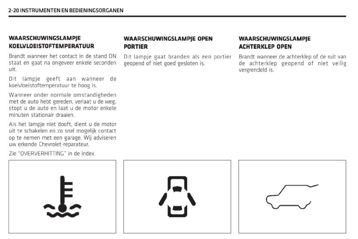 Chevrolet Captiva handleiding / page 67