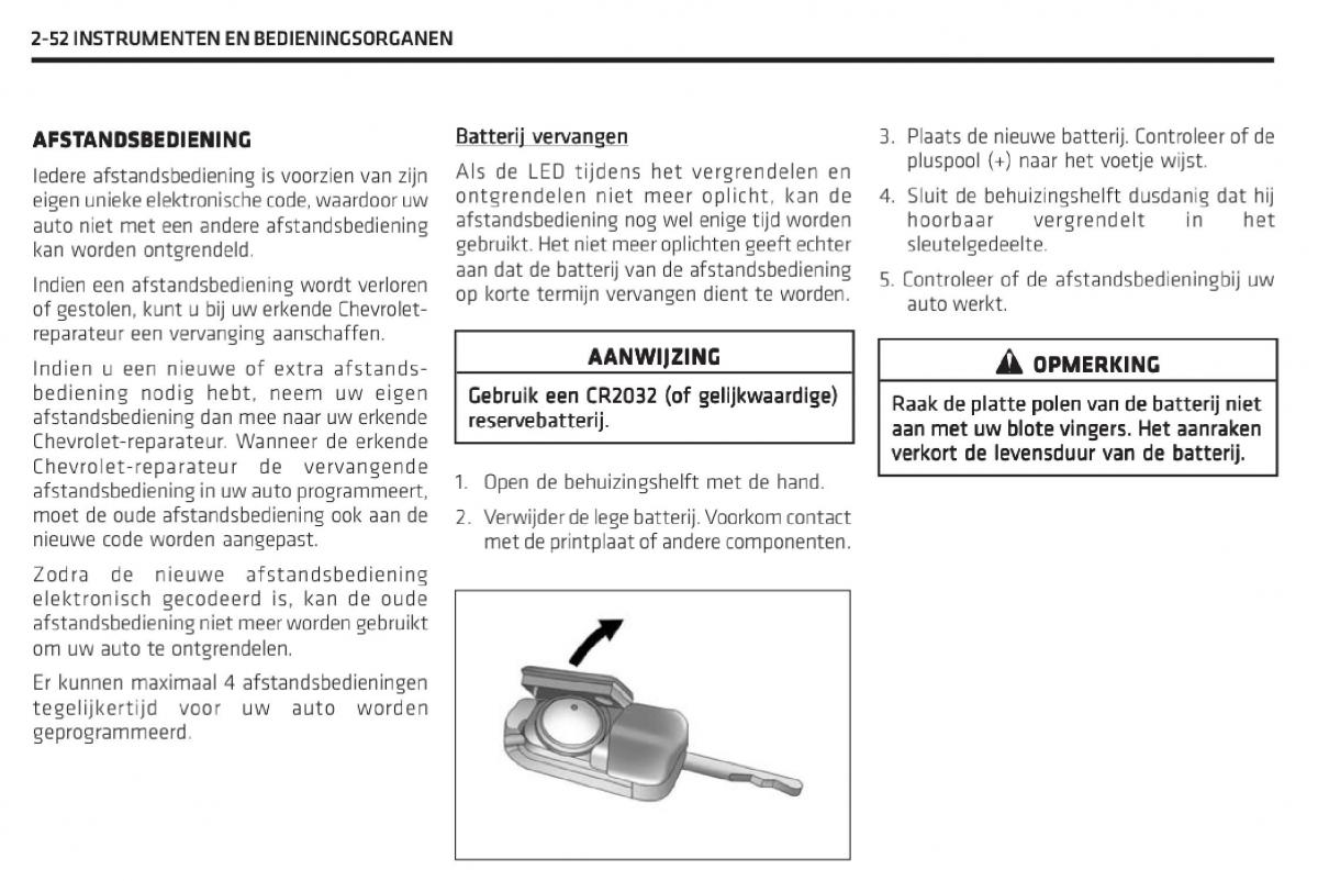 Chevrolet Captiva handleiding / page 99