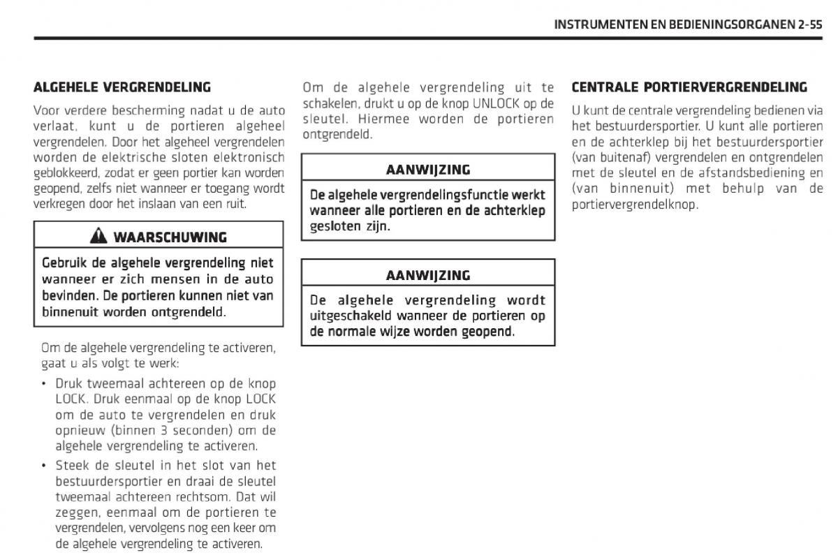 Chevrolet Captiva handleiding / page 102