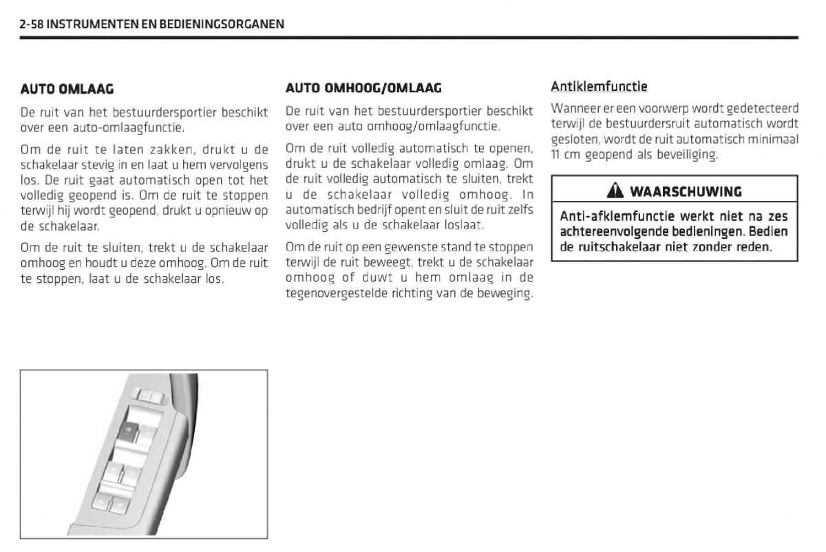 Chevrolet Captiva handleiding / page 105