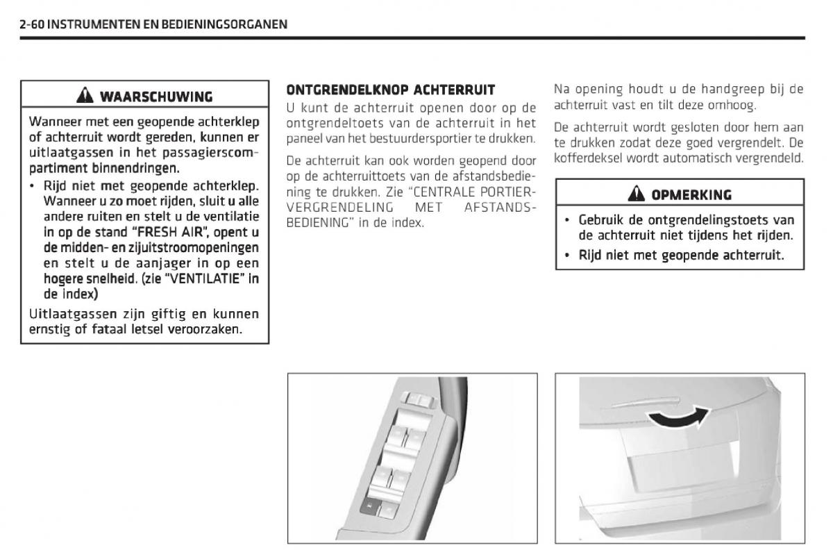 Chevrolet Captiva handleiding / page 107