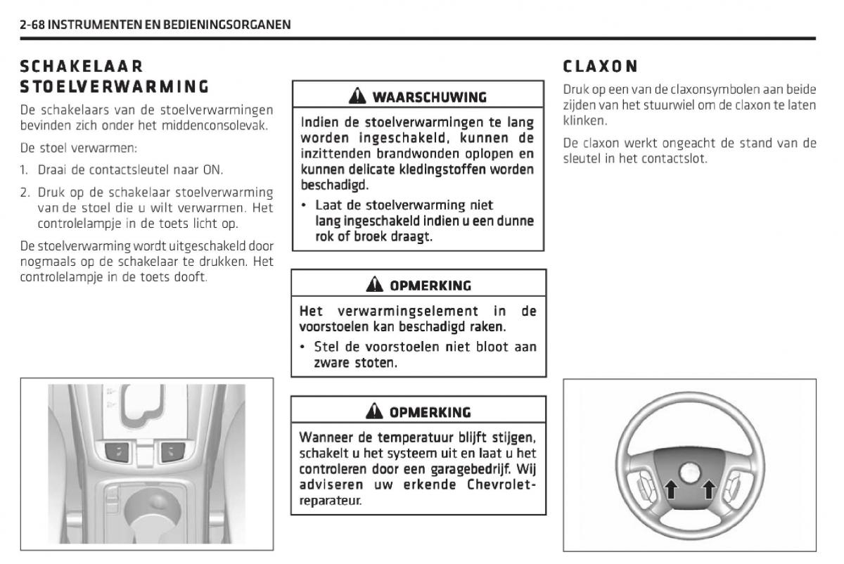 Chevrolet Captiva handleiding / page 115