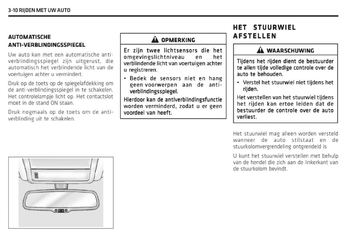 Chevrolet Captiva handleiding / page 133