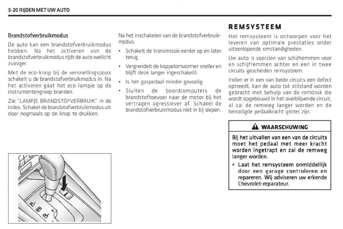 Chevrolet Captiva handleiding / page 143