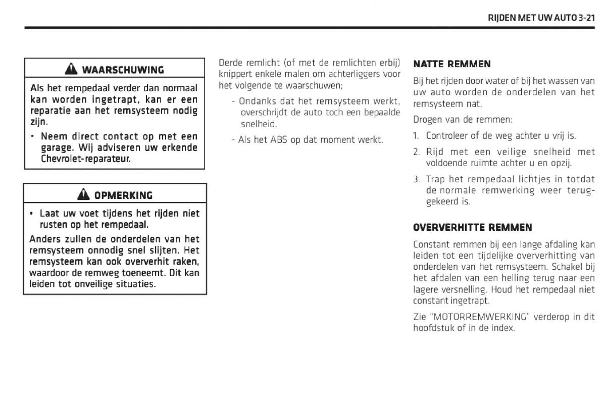 Chevrolet Captiva handleiding / page 144