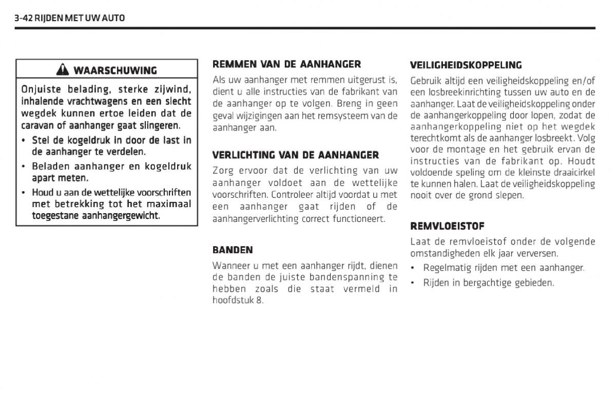 Chevrolet Captiva handleiding / page 165