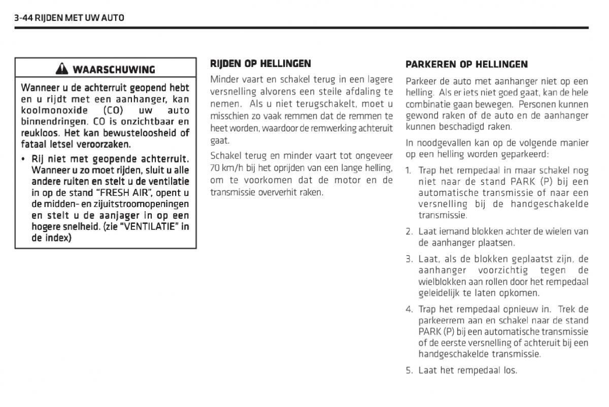 Chevrolet Captiva handleiding / page 167