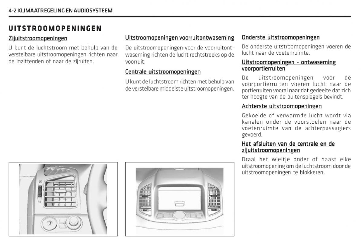 Chevrolet Captiva handleiding / page 171