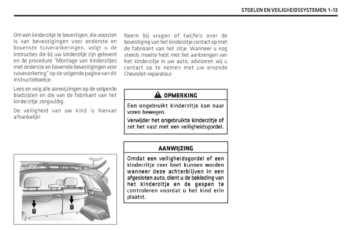 Chevrolet Captiva handleiding / page 18