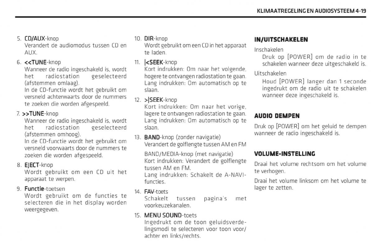 Chevrolet Captiva handleiding / page 188