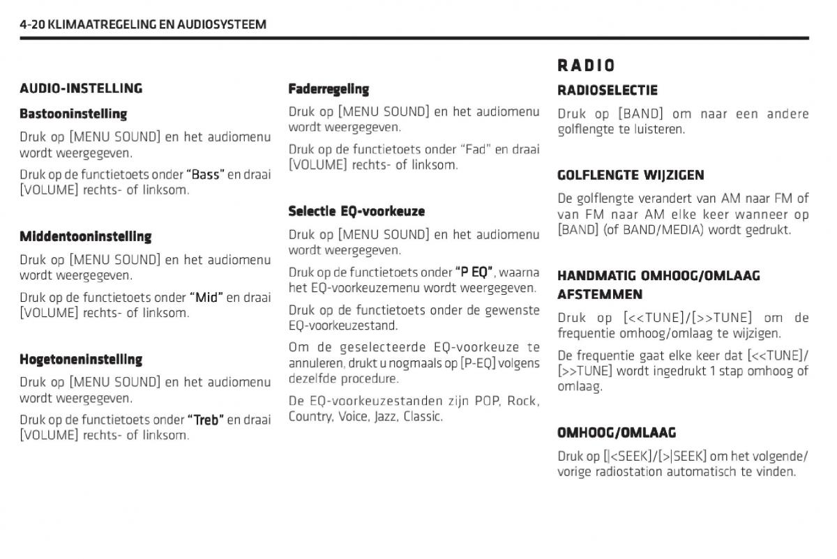 Chevrolet Captiva handleiding / page 189