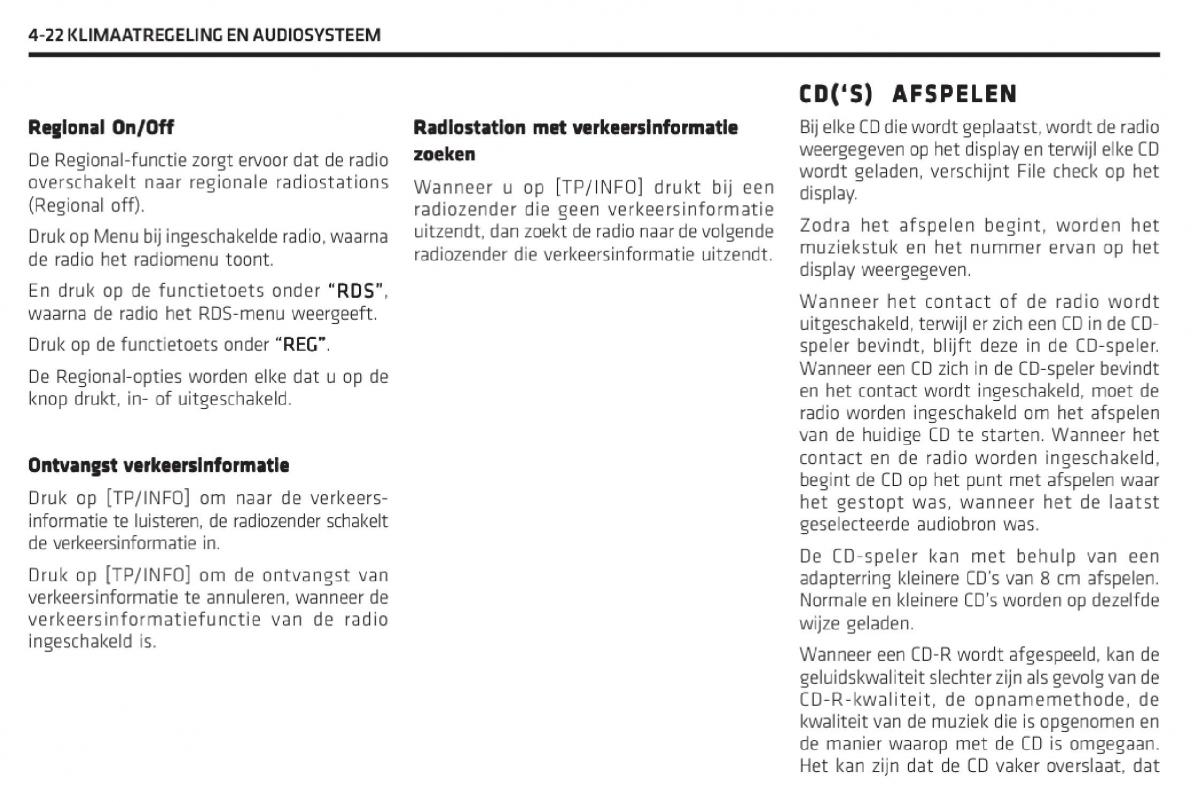 Chevrolet Captiva handleiding / page 191