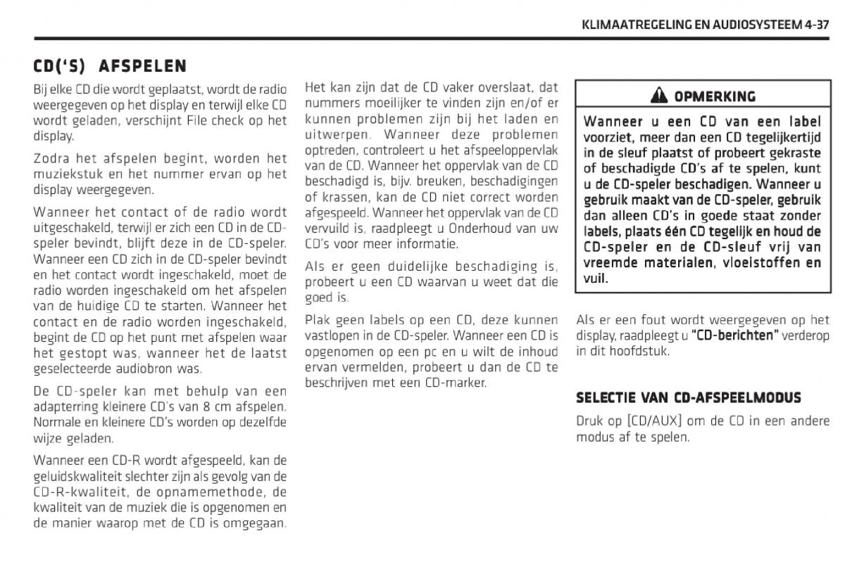 Chevrolet Captiva handleiding / page 206