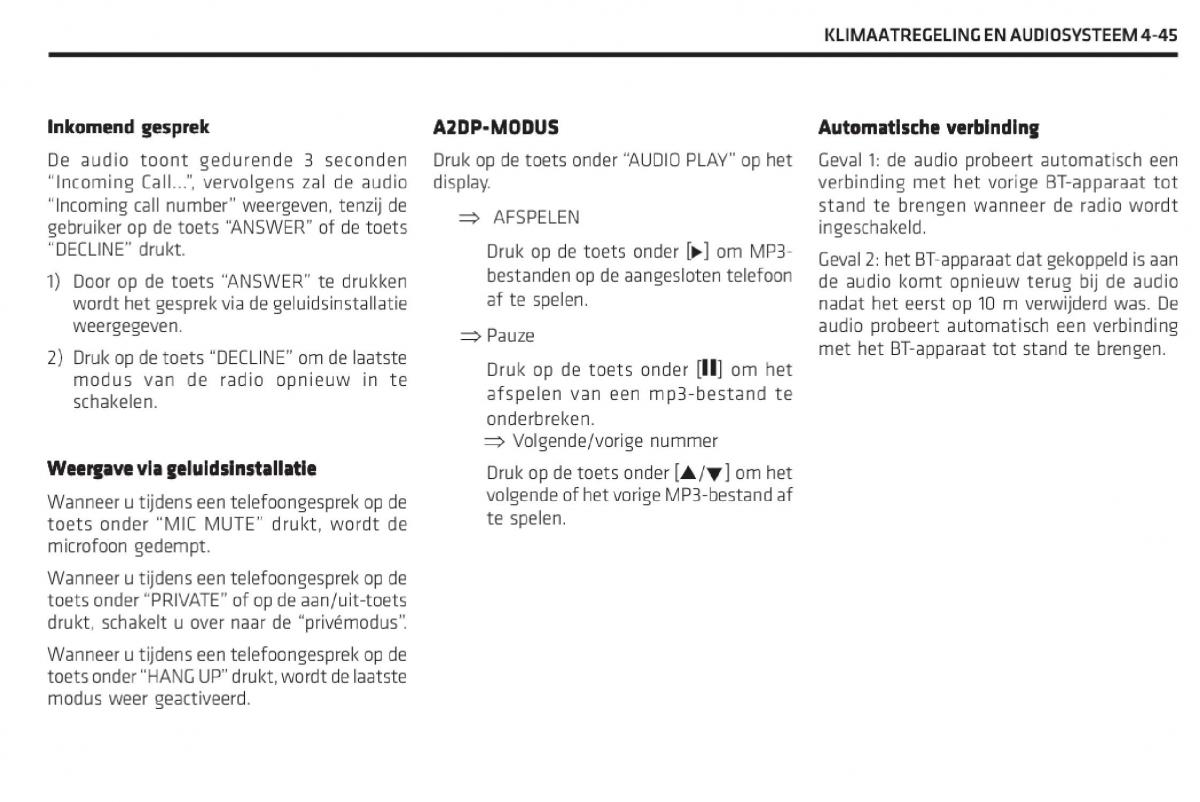 Chevrolet Captiva handleiding / page 214