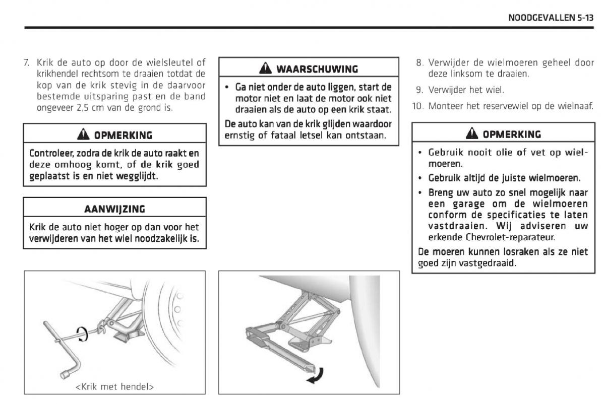 Chevrolet Captiva handleiding / page 228