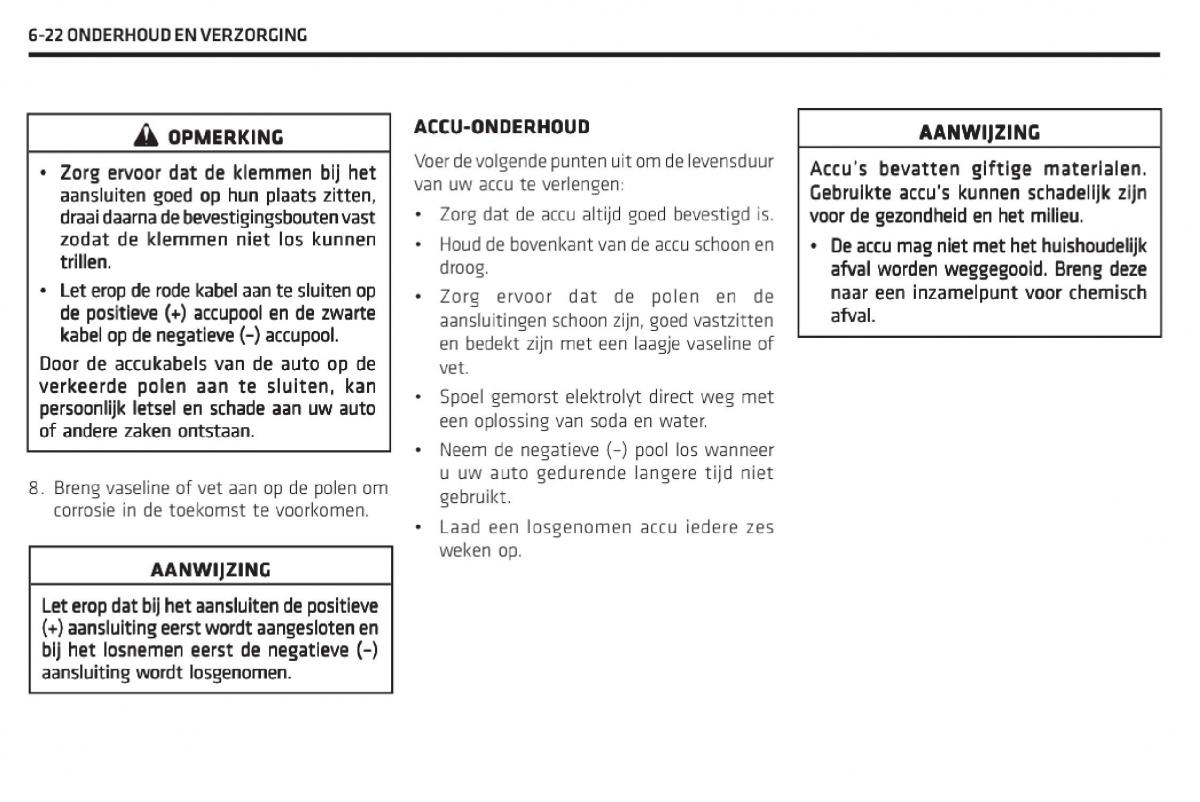 Chevrolet Captiva handleiding / page 261