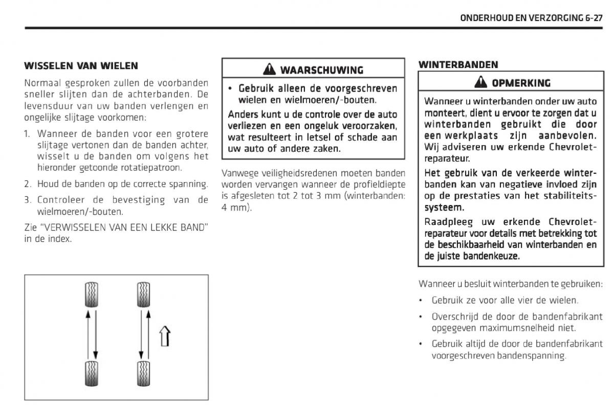 Chevrolet Captiva handleiding / page 266