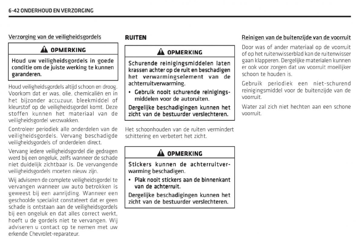 Chevrolet Captiva handleiding / page 281