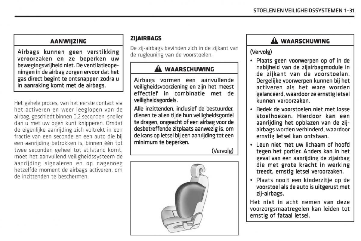 Chevrolet Captiva handleiding / page 36