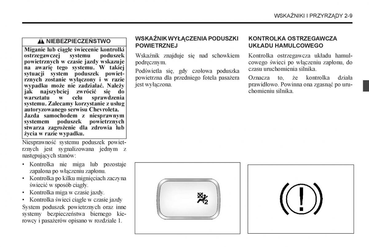 Chevrolet Captiva instrukcja obslugi / page 55