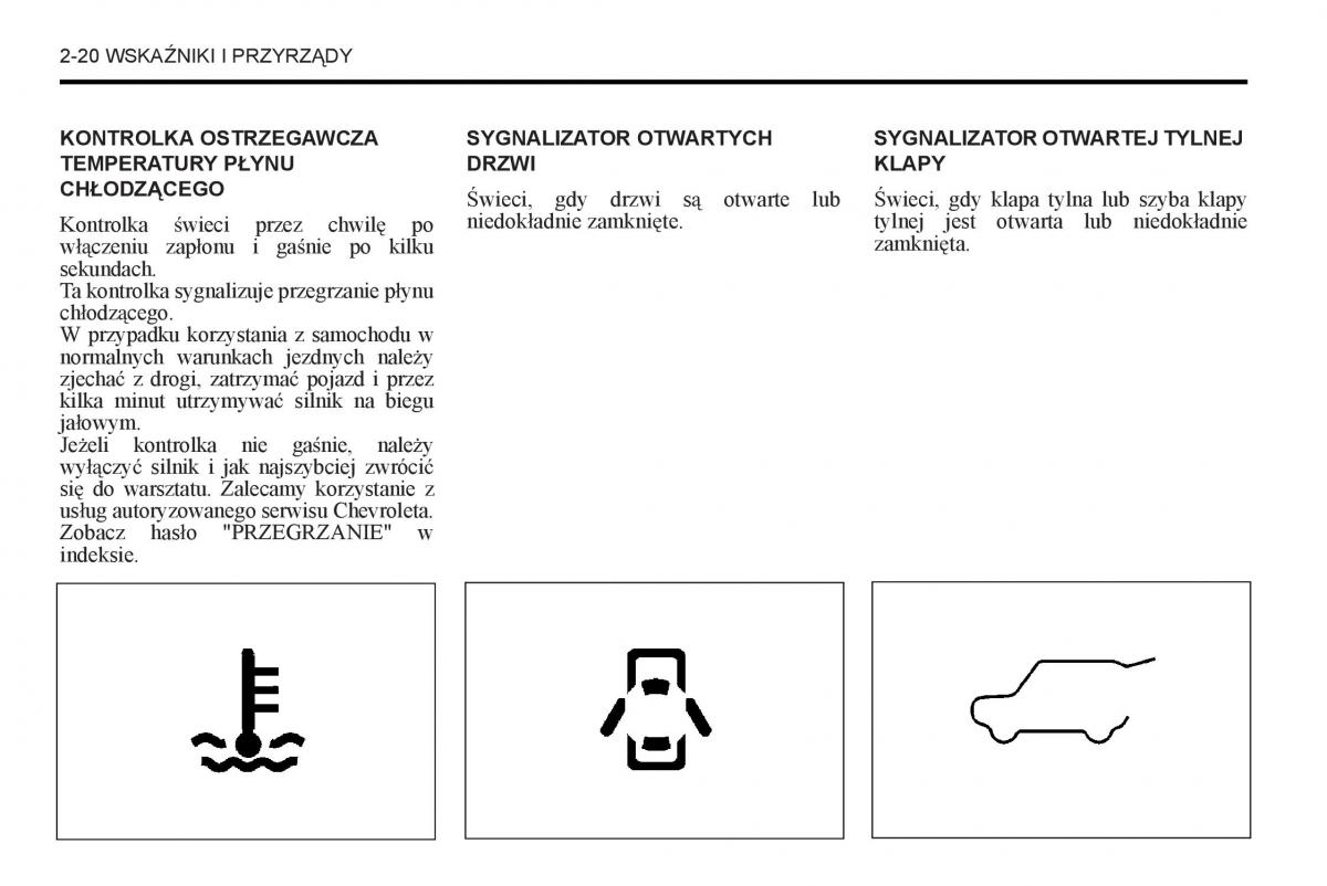 Chevrolet Captiva instrukcja obslugi / page 66