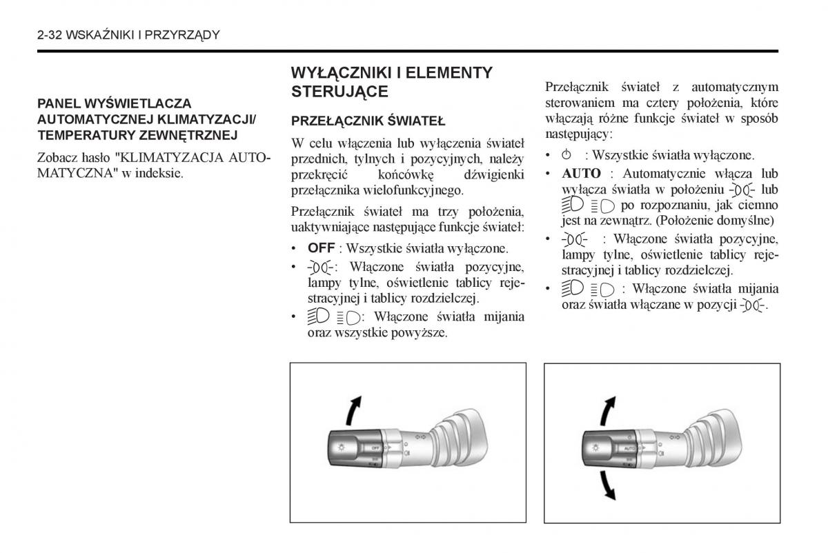 Chevrolet Captiva instrukcja obslugi / page 78