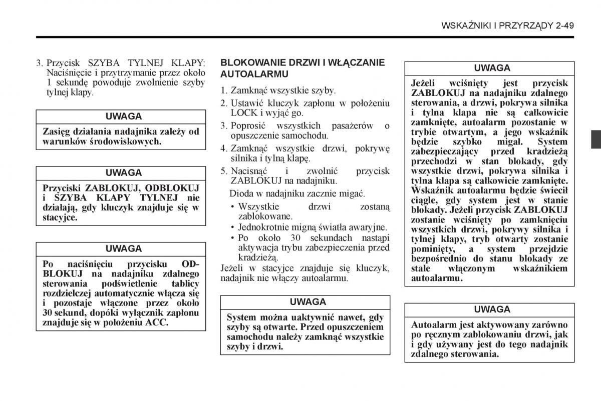 Chevrolet Captiva instrukcja obslugi / page 95