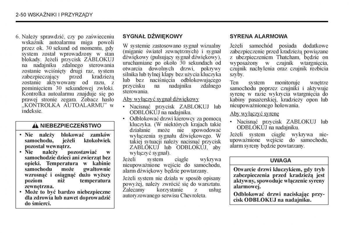 Chevrolet Captiva instrukcja obslugi / page 96