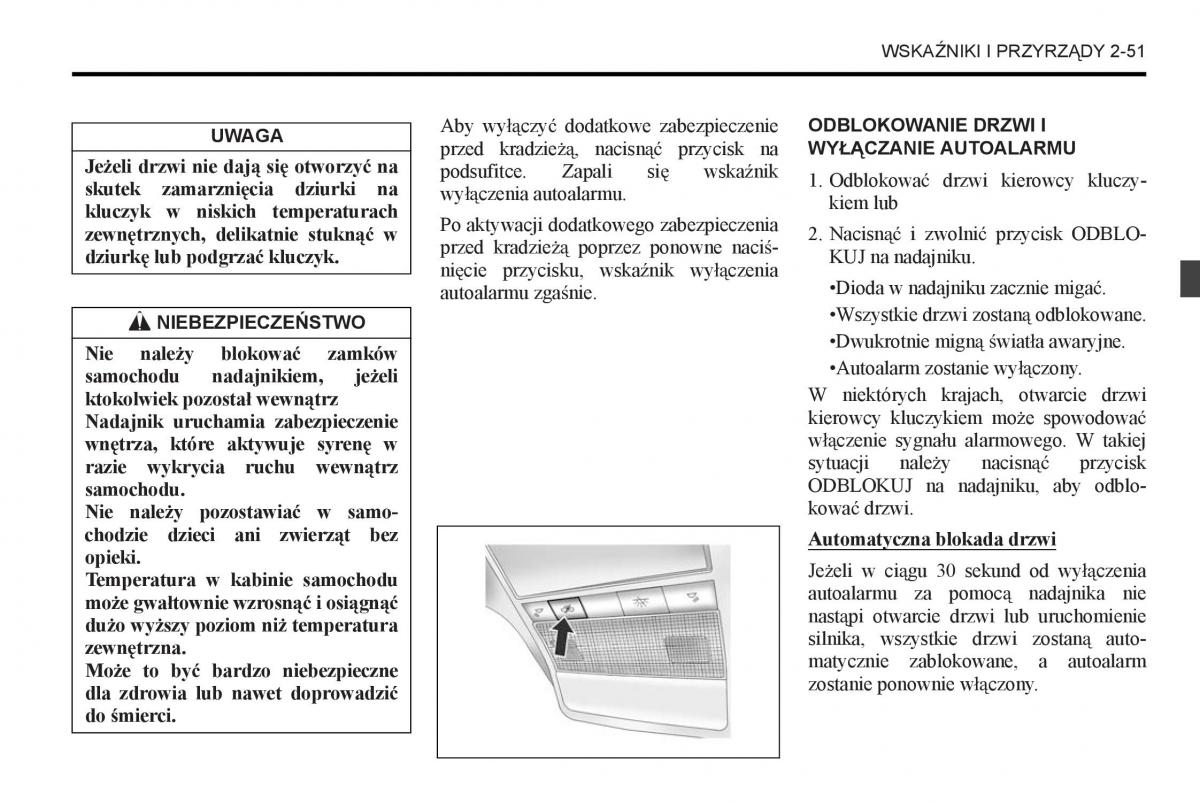 Chevrolet Captiva instrukcja obslugi / page 97